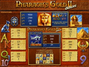 играть автомат Pharaoh's Gold II
